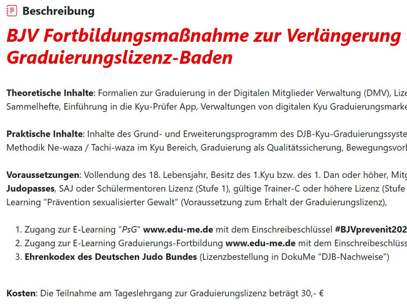 Badischer Judoverband e.V.